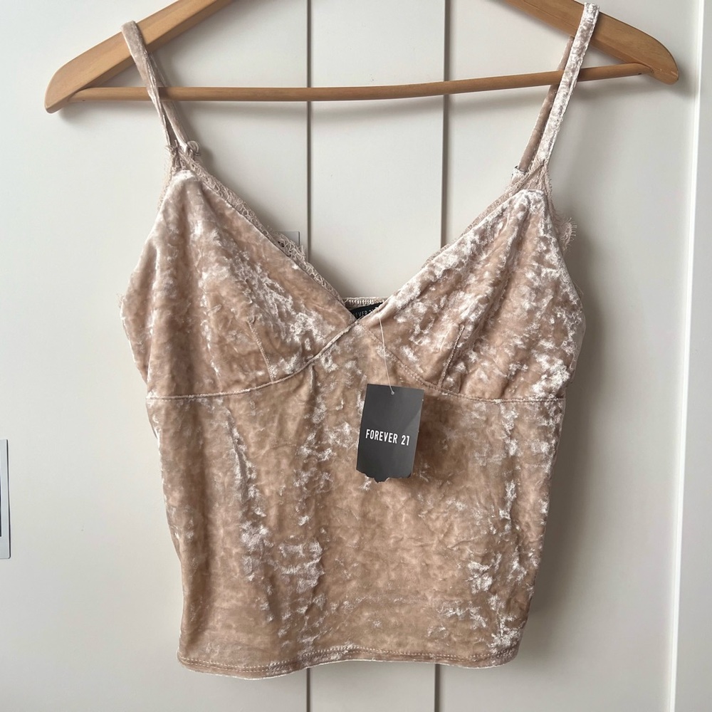 Velvet tank top